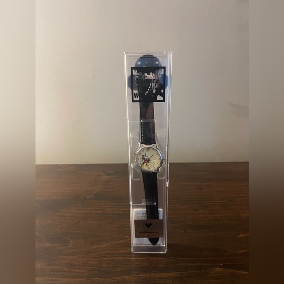 Vintage !! Disney Time Works~ Santa Mickey Mouse Watch Christmas Themed~ New! - Picture 1 of 6